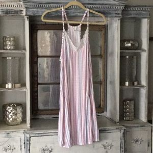Lucky Brand Racer Back Nightgown SZ L EUC
